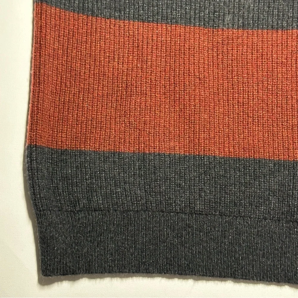 Banana Republic Wool Blend Crewneck Striped Sweater, Italian Yarn - Mens Medium